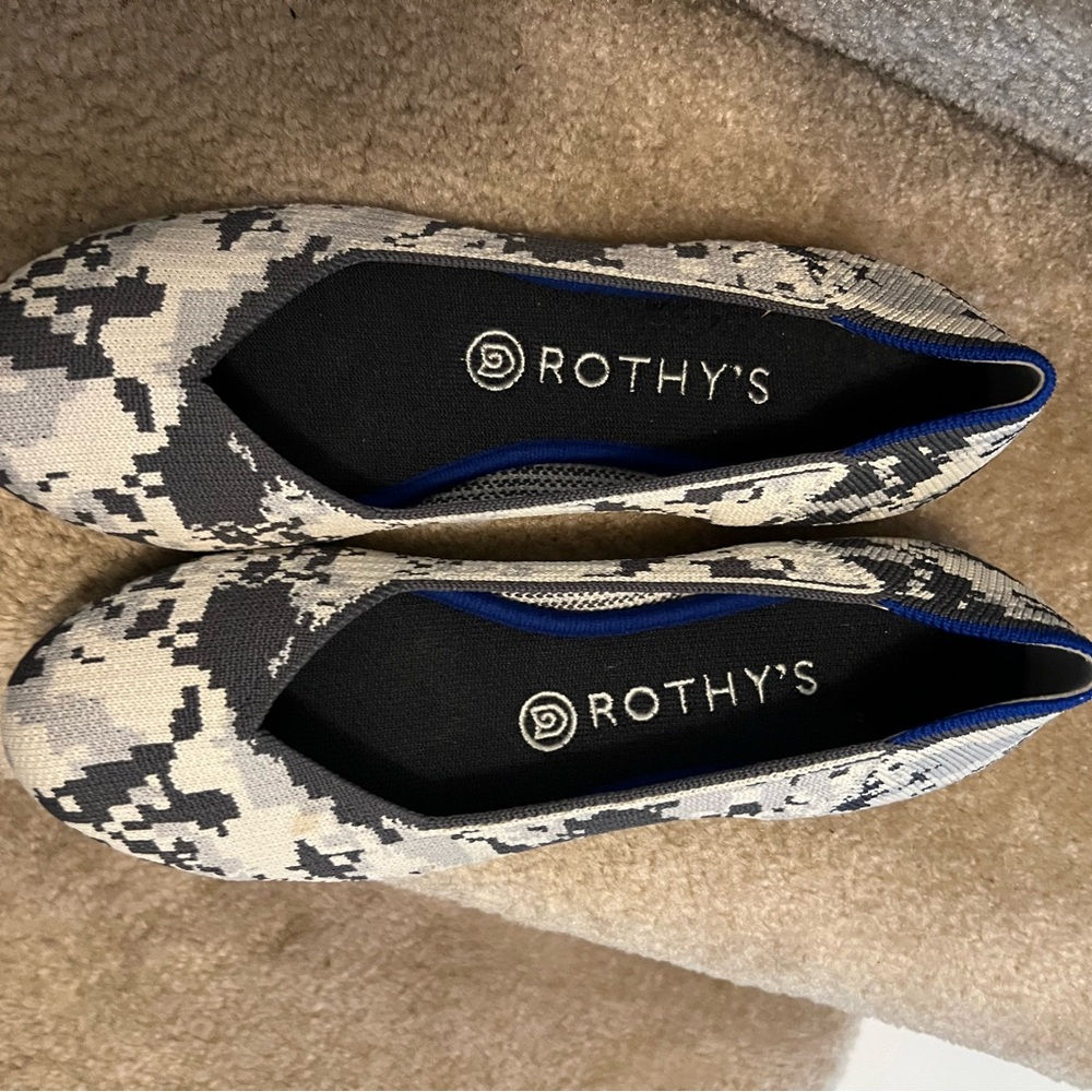 Rothy's Women's Digital Pattern Camo, Round Toe
